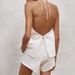 Verve Sexy Cotton Linen Halter Neck Sleeveless Slim Hot Pants Tie 2024 Spring Summer Fashion New Two-Piece Set For Women_ecoleips.com