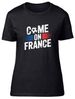 Women's T-Shirts Come On France Supporter Football Fan Womens T-Shirt Ladies Gift Tee_ecoleips.com