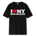 T Shirt I Love My Boyfriend Tee Women Manga Tshirt Female Funny Clothes T-shirt_ecoleips.com