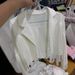 Women's Slim Fit Faux Suede Fringe Jacket Short Length Long Sleeve Tassel Details Black Rust Beige Pink White Brown Camel S-XL_ecoleips.com