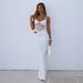 New Arrival Summer Women Dress Sexy Patchwork Mesh Backless Spaghetti Strap Slim Fitted Bodycon Party Dress_ecoleips.com