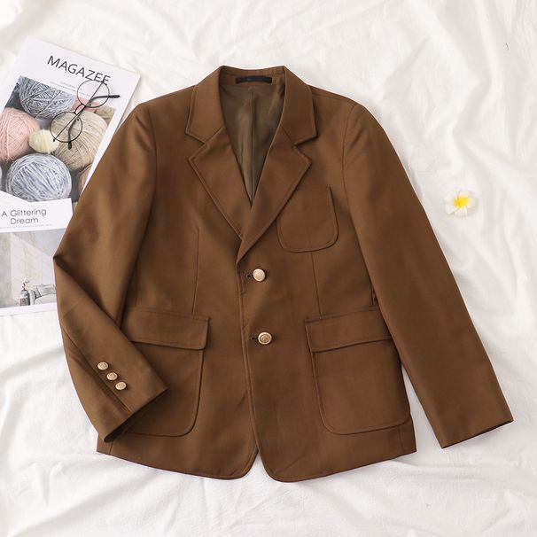 Tuantuan's Magic Fair Three-Pocket Blazer For Women, Autumn And Winter, Authentic Japanese College Style JK Uniform Tea_ecoleips.com
