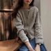 Australian Merino Wool Cable Knit Cardigan – Petite-Friendly Cropped Length With Honeycomb Stitch, Softest Wrap For Cool Weather_ecoleips.com