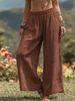 Women's Clothing Women's Spring/Summer Solid Color Loose Casual Wide Leg Trousers For Formal & Casual For Women_ecoleips.com