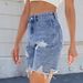 Women's Clothing Women's Summer New Washed Casual Ripped Denim Shorts Shorts Trendy_ecoleips.com