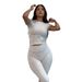 Women's Clothing Women's Slim Fitting Low Waisted Flared Pants Suit Style Fashionable Comfortable Clothing Set_ecoleips.com