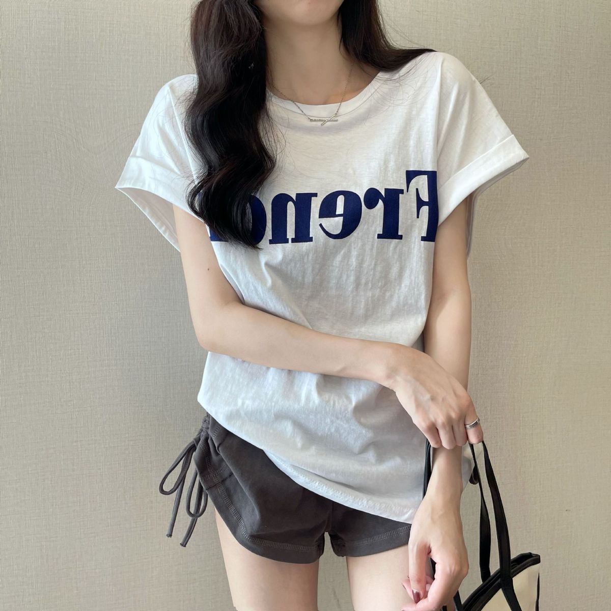 Loose Short-sleeved T-shirt Women's 2025 New Summer New Design Niche Top_ecoleips.com