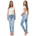 Women's Clothing Stretch Denim Petite Pants_ecoleips.com