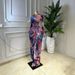 Spring/Summer Elegant Classy Printed Long Dress Women's Cross Border INS European American Style Pleated 2026 Vacation Dress_ecoleips.com