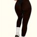 Yoga V-Waist Peach Butt Fitness Women Elastic Tight Pants Sweat-Absorbing Sports Running Tummy Control Slimming Leggings_ecoleips.com