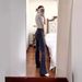 Women's Clothing Women's High-Waisted Slimming Zipper Ribbed Flared Pants With Slits Casual Long Trousers For Outerwear_ecoleips.com