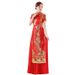 Elegant Vietnamese Ao Dai Dress With Lace & Sequins – Modern Cheongsam For Stage, Performance & Special Occasions_ecoleips.com