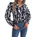 Real Shot Of 2026 Spring/summer Commuter Style Contrast Striped Suit-collar Long-sleeve Shirt. Independent Cross-border_ecoleips.com