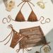 Women's Clothing bikini swimsuit three piece split bikini women's swimsuit_ecoleips.com