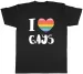 Women's T-Shirts Pride Rainbow Heart Mens T-Shirt I Love Gays LGBTQ+ Tee Gift_ecoleips.com