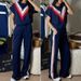 2025 European And American New Women's Casual Sports Style Comfortable Pleated Short Sleeved Trousers Suit_ecoleips.com