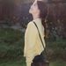 Cream Yellow Two-Piece Knitted Cardigan Top For Women Earl Spring Korean Stle Versatile Long Sleeve Sweater_ecoleips.com