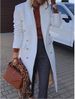 2024 Fall/Winter Mid-Length European And American Style Double-Breasted Women's Woolen Coat For Cross-Border_ecoleips.com