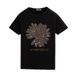 Pure Cotton INS Heavy-duty Rhinestone Loose T-shirt Women Short Sleeve 2023 Summer Internet Celebrity Little Daisy_ecoleips.com