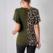 European American Cross-border And 2026 New Popular Leopard Print Asymmetrical Collar Butterfly Sleeve_ecoleips.com