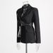 2025s 2025 New Motorcycle Style Handsome Irregular Small Design Sense Shrinking Waist To Show Thinning Versatile Suit Coat For_ecoleips.com