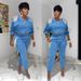 Spring And Autumn Fashion Women's V-Neck Tassel Elastic Elegant Two-Piece Set_ecoleips.com
