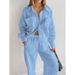 Spring Summr Nw Long Slv Shirt High Waist Straight Pants Womn Loos Casual Elgant Two-Pic St 2025 Fashion_ecoleips.com