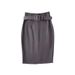 K New High Waisted Suit, Hip Hugging Skirt, Commuting Split Waist Belt A-line Skirt_ecoleips.com
