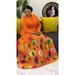Women's Clothing Rose Print Irregular Temperament Large Size Women's Skirt Suit_ecoleips.com