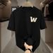 Summer Short Sleeve T-Shirt for Men Loose Fit round Neck American Trendy Brand Casual Top_ecoleips.com