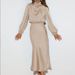 2025 Summer New High-End Satin Long Sleeve Elegant Socialite Style Women's Evening Dress_ecoleips.com