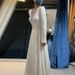 Women's Clothing New Style High End Temperament Host White Dress Light Luxury Satin Dress Skirt_ecoleips.com