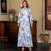 Muslim Ladies Dress Arabic Slim Fashion Elegant Robe Abaya_ecoleips.com