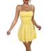 Voya 2026 New Cross-Border Women's Fashion European And American Sexy Strapless Backless Dress_ecoleips.com