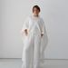 Women's Clothing Elegant Solid Color Button-Up Cardigan Skirt Set Soft Polyester Blend With Stretch Comfortable Office Wear (White, Brown, Black)_ecoleips.com
