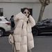girl Girl Girl Zhang Beibei 2025 White Duck Puffer For Women, Hooded Mid-Length Cloud Puff Thickened Down Jacket_ecoleips.com