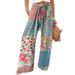 Women's Literary Retro Ramie Wide Leg Trousers Autumn Winter Linen Casual Versatile Style Sand Washed_ecoleips.com