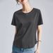 This Korean-Style Pure Cotton T-Shirt Features A Regular Shoulder Cut, A Stylish Summer Design With A Curved Hem, And A_ecoleips.com