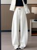 K Bending Knife Pants Women's New Loose Lazy Sweatpants Wide Leg Sports Pants_ecoleips.com