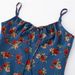 European And American Style Off-shoulder Drawstring Floral Print Slip Dress, Fishtail Skirt, Waist-cinching Slim-fit_ecoleips.com