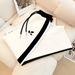 Women's Clothing Black White Color Block Leaf Print T-Shirt And Trouser Set Minimalist Style Women's Clothing For Formal & Casual For Women_ecoleips.com