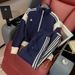 Women's Clothing High End Fashion Sports Suit For Women New Autumn Style Slim Short Style Color Matching Jacket Leggings Two Piece Suit_ecoleips.com
