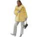 Women's Faux Fur Coat Winter Elegant Oversized Mid-Length Jacket With Detachable Collar – Luxe Faux Fox Fur Outerwear_ecoleips.com