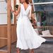 AD343 Fashionable 2025 Summer Vacation Style Private Wear For Ladies, Strapless V-Neck Princess Dress_ecoleips.com