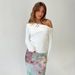 Sexy Slim Off-Shoulder Turn-Down Collar Long Sleeve Ribbed Knit Sweater For Women Fashion Trends Spring And Autumn_ecoleips.com
