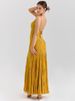Mozision Spaghetti Strap Backless Sexy Maxi Dress Women Elegant Hand-beaded Sleeveless Lace-up Bodycon Club Party Long Dresses_ecoleips.com