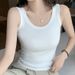 Pure Cotton Ribbed Vest Wholesale Inner Outer Wear Camisole Base Shirt Women's Underwear Summer One-Piece Breathable_ecoleips.com