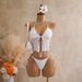 Lace Two Piece Halter Bikini European American Style Straps Push up Look Beach Swimsuit Women 2026 Cross Border_ecoleips.com