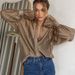 Women's Clothing Autumn Sheer Long Sleeved Shirt For Women Casual Style Commuter Fashionable Unique For Formal & Casual_ecoleips.com