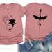 Two Sided Toothless Dragon Botanical Tshirt Dragon Movie T-Shirt Dragon Graphic Shirt Men Women Short Sleeves Tees Tops_ecoleips.com
